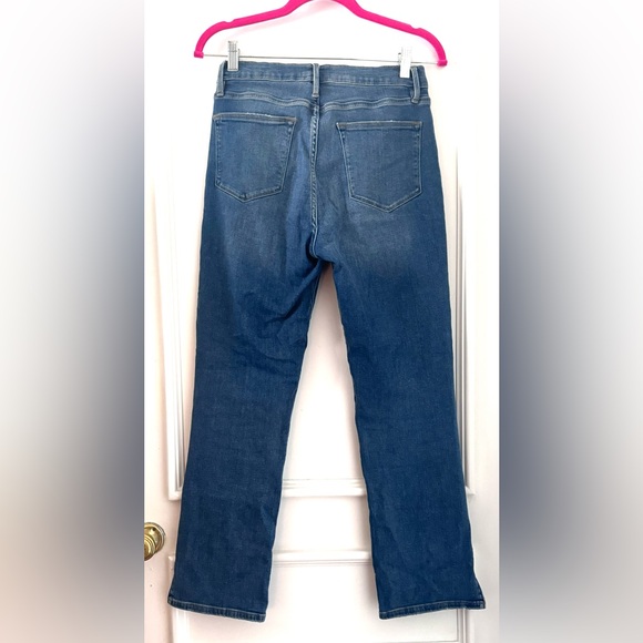 FRAME Le High Rise Straight Ankle Slit - Picture 4 of 9